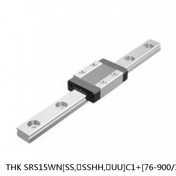 SRS15WN[SS,​SSHH,​UU]C1+[76-900/1]L[H,​P]M THK Miniature Linear Guide Caged Ball SRS Series