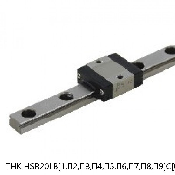 HSR20LB[1,​2,​3,​4,​5,​6,​7,​8,​9]C[0,​1]M+[103-1480/1]LM THK Standard Linear Guide Accuracy and Preload Selectable HSR Series