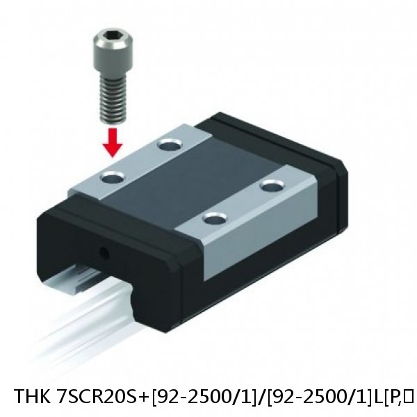 7SCR20S+[92-2500/1]/[92-2500/1]L[P,​SP,​UP] THK Caged-Ball Cross Rail Linear Motion Guide Set #1 small image