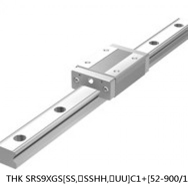 SRS9XGS[SS,​SSHH,​UU]C1+[52-900/1]LM THK Miniature Linear Guide Full Ball SRS-G Accuracy and Preload Selectable #1 small image