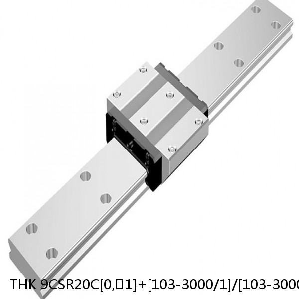 9CSR20C[0,​1]+[103-3000/1]/[103-3000/1]L[P,​SP,​UP] THK Cross-Rail Guide Block Set #1 small image