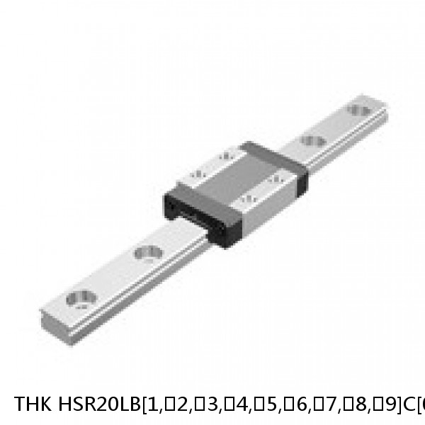 HSR20LB[1,​2,​3,​4,​5,​6,​7,​8,​9]C[0,​1]+[103-3000/1]L[H,​P,​SP,​UP] THK Standard Linear Guide Accuracy and Preload Selectable HSR Series