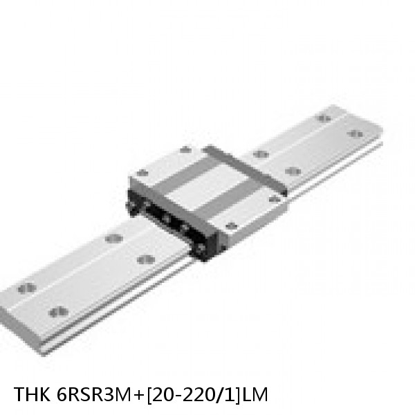 6RSR3M+[20-220/1]LM THK Miniature Linear Guide Full Ball RSR Series #1 small image