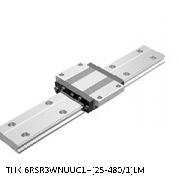 6RSR3WNUUC1+[25-480/1]LM THK Miniature Linear Guide Full Ball RSR Series #1 small image