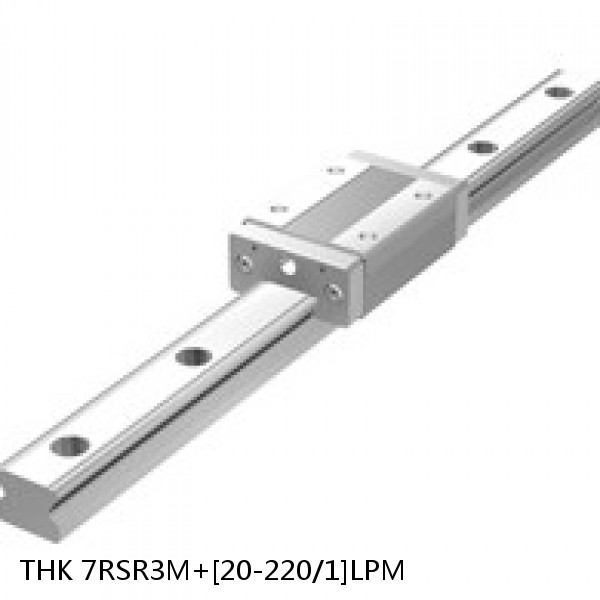 7RSR3M+[20-220/1]LPM THK Miniature Linear Guide Full Ball RSR Series