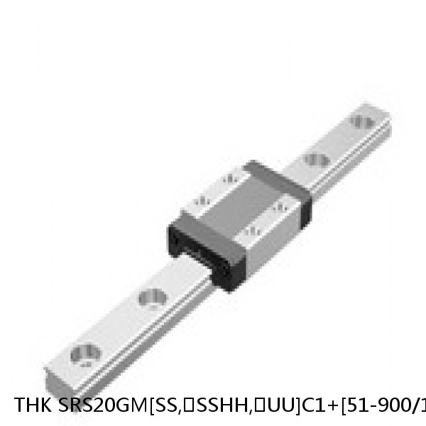 SRS20GM[SS,​SSHH,​UU]C1+[51-900/1]L[H,​P]M THK Miniature Linear Guide Full Ball SRS-G Accuracy and Preload Selectable #1 small image