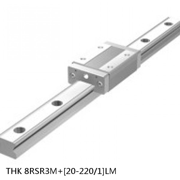 8RSR3M+[20-220/1]LM THK Miniature Linear Guide Full Ball RSR Series