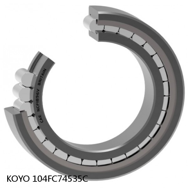 104FC74535C KOYO Four-row cylindrical roller bearings #1 small image