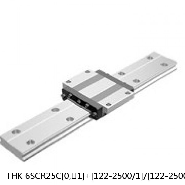 6SCR25C[0,​1]+[122-2500/1]/[122-2500/1]L[P,​SP,​UP] THK Caged-Ball Cross Rail Linear Motion Guide Set #1 image