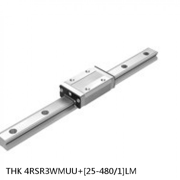4RSR3WMUU+[25-480/1]LM THK Miniature Linear Guide Full Ball RSR Series #1 image