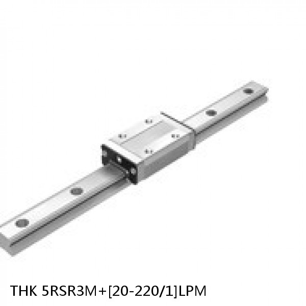 5RSR3M+[20-220/1]LPM THK Miniature Linear Guide Full Ball RSR Series #1 image