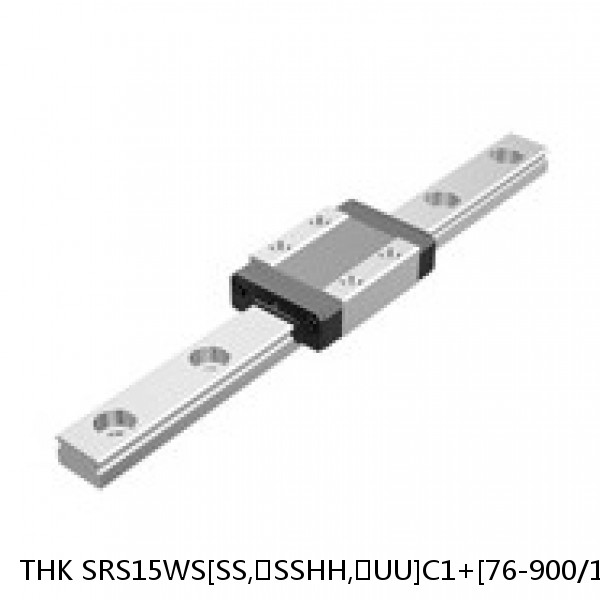 SRS15WS[SS,​SSHH,​UU]C1+[76-900/1]L[H,​P]M THK Miniature Linear Guide Caged Ball SRS Series #1 image