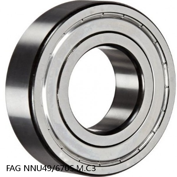 NNU49/670S.M.C3 FAG Cylindrical Roller Bearings #1 image